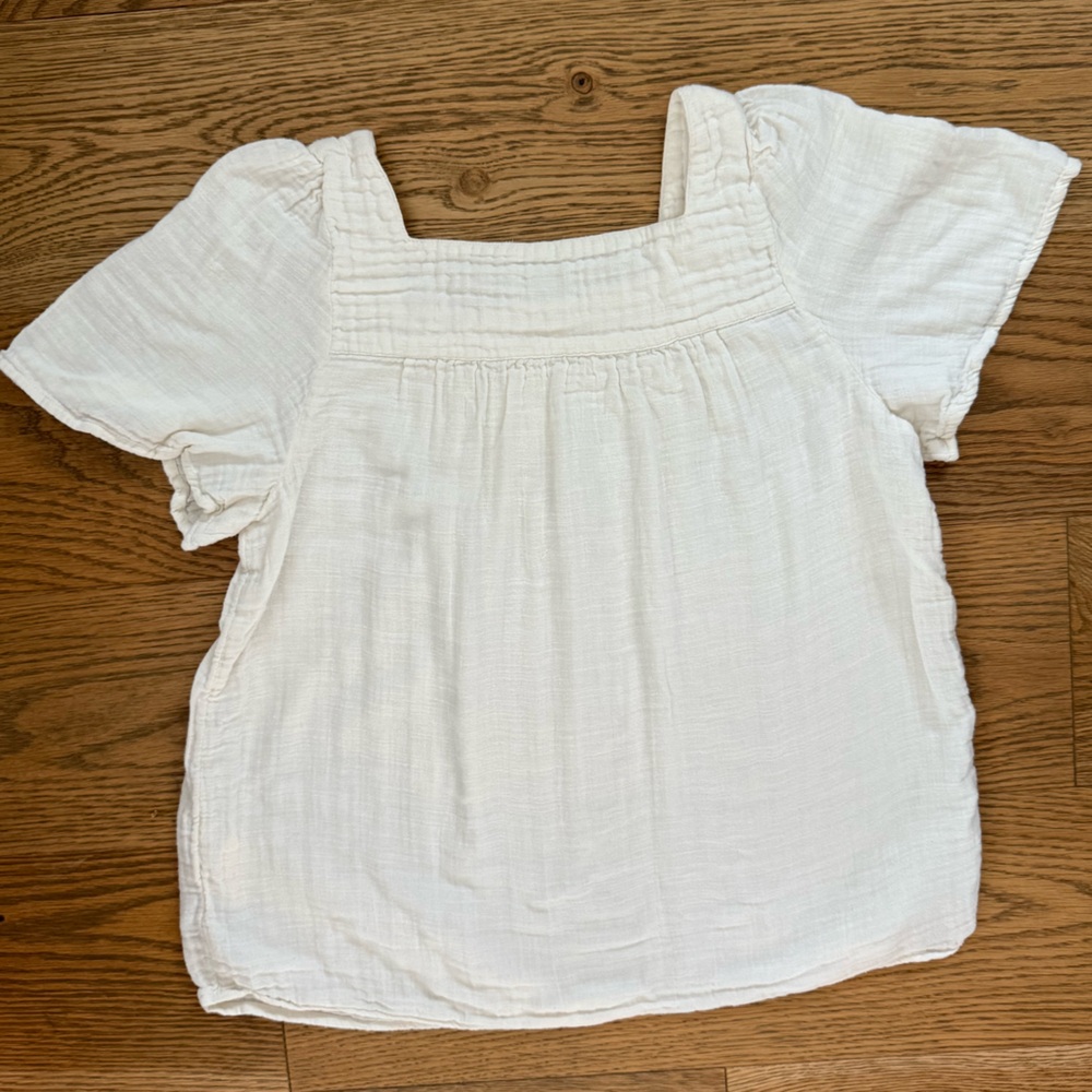 Madewell Patchwork Square Neck Top - image 2